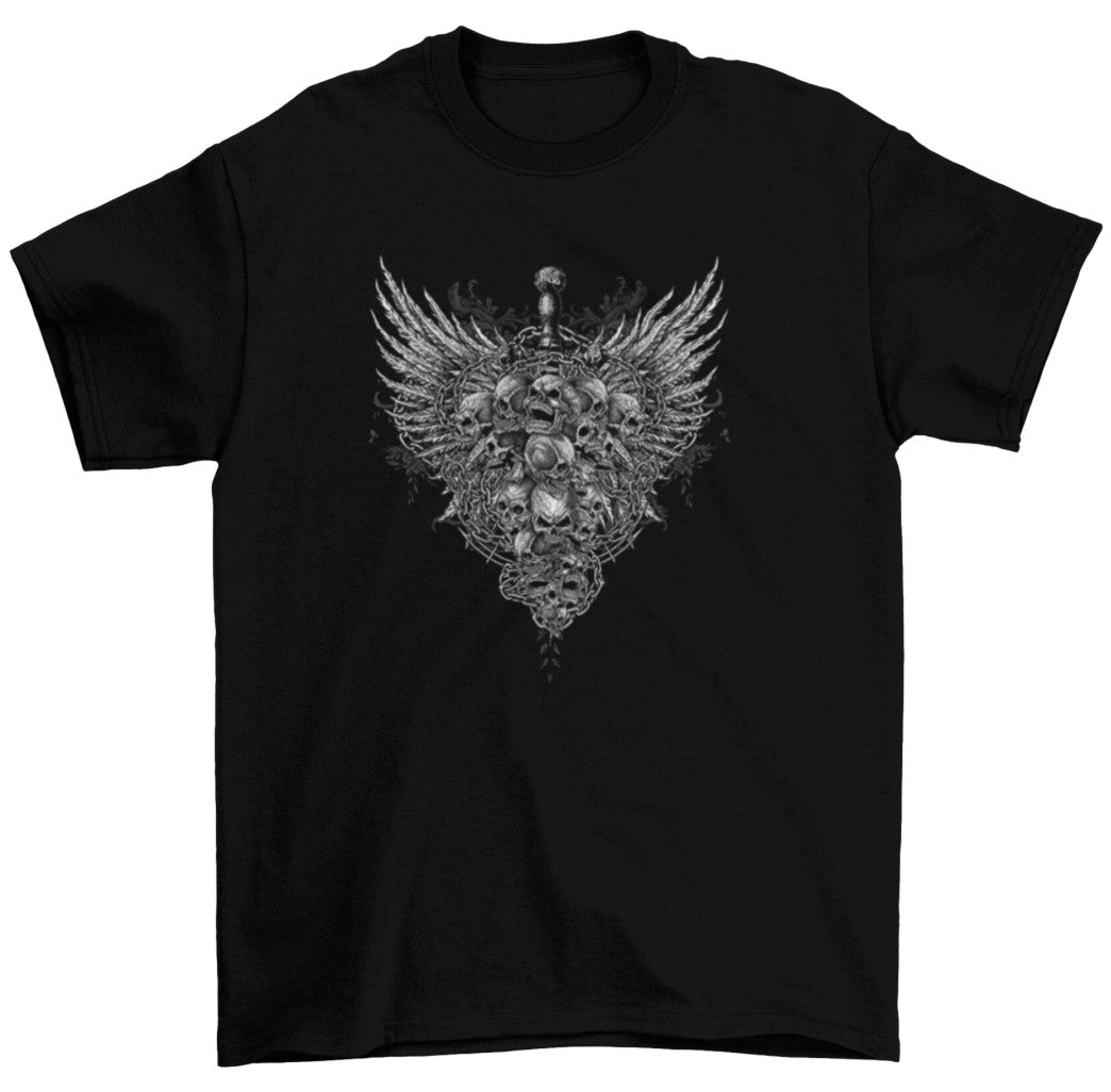 Sword Skull Wings T-Shirt